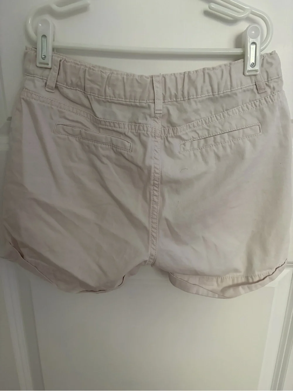 Light Beige Pocket Shorts